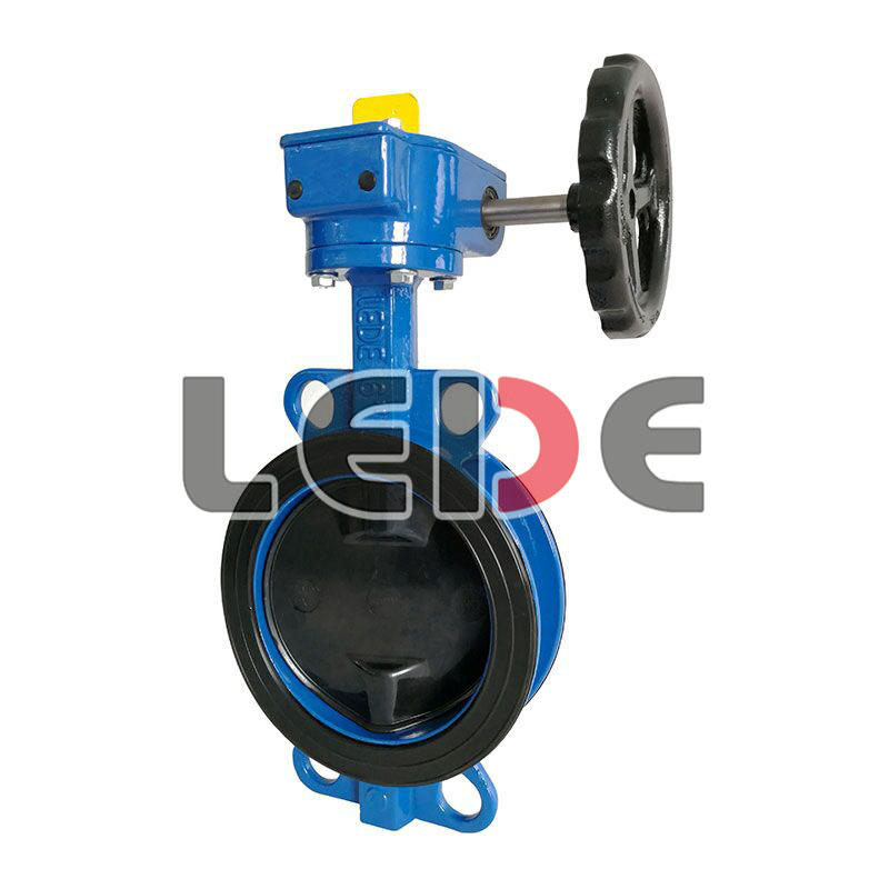 自密封手動裝置(zhi)對夾蝶閥