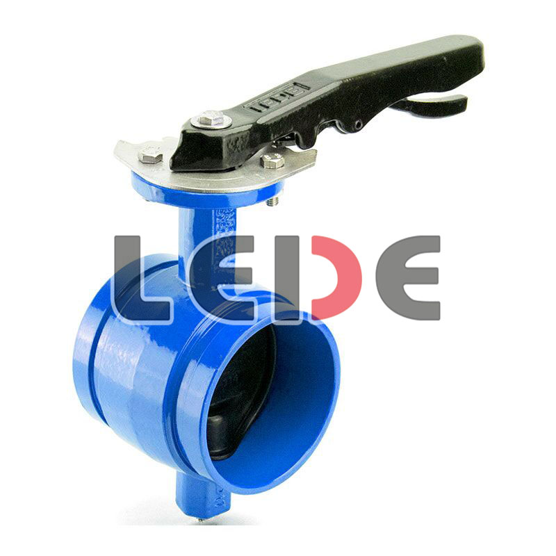 自(zi)密封手柄溝槽中(zhōng)線蝶閥