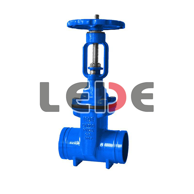 溝槽明杆(gan)閘閥